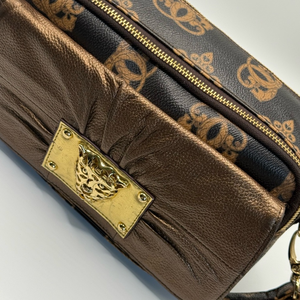 SharifSharif Rare Brown Metallic Jaguar Crossbody LIKE NEW - Picture 15 of 16